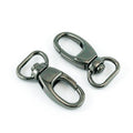 Emmaline 1/2" Designer Profile Swivel Snap Hooks - Set of Two Gunmetal Primary Image