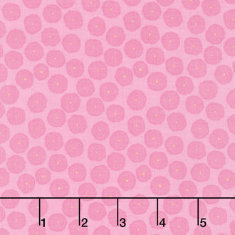 Floradora - Disco Dots Lupine Metallic Yardage