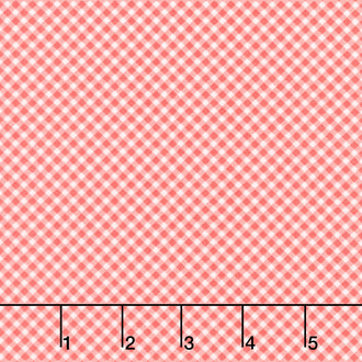 Strawberry Lemonade - Gingham Strawberry Yardage