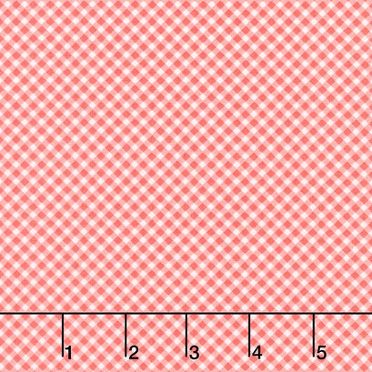 Strawberry Lemonade - Gingham Strawberry Yardage