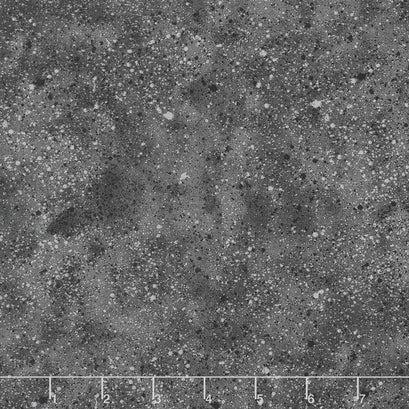 Wilmington Essentials - Jet Set Spatter Texture Dark Asphalt Yardage