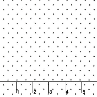 Fleur Noire - Polka Dot Cream Yardage