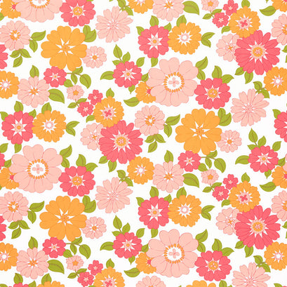 Flower Power - Blooming Blossoms Cloud Yardage
