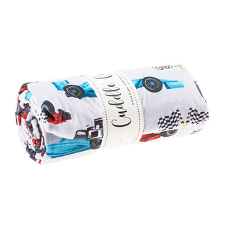Cuddle® Digital Prints - Racecar Vapor 2 Yard Cut