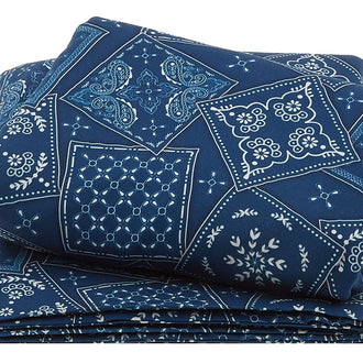 Red White and Bang Navy 108" Wide Backing 3 Yard Cut