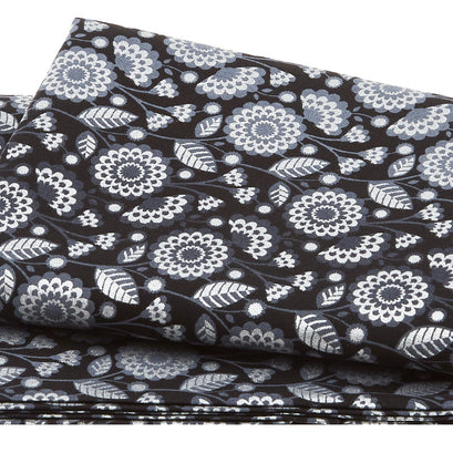 Silverstone: Neutral Dawn - Onyx Plants Metallic 2 Yard Cut