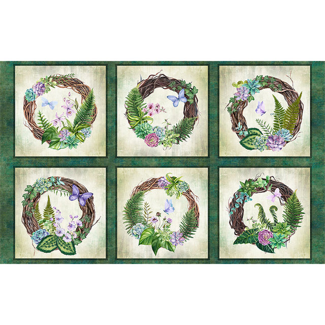 Botanical (In The Beginning) - Wreaths Multi Panel Primary Image