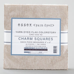 Essex Yarn Dyed Linen Flax Charm Pack Primary Image