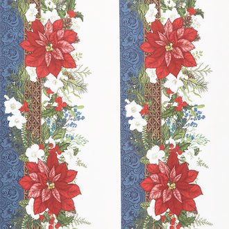 Winter Blooms - Border Cream Yardage