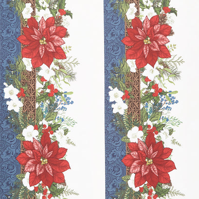Winter Blooms - Border Cream Yardage