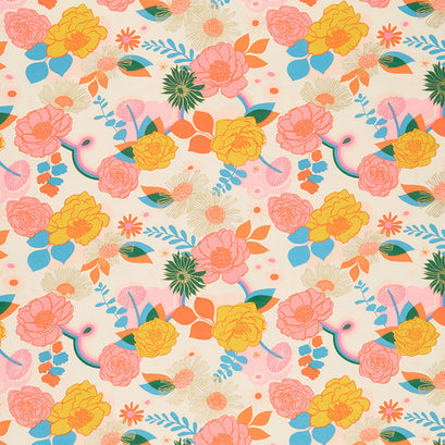 Reverie - Meander Natural Metallic Yardage