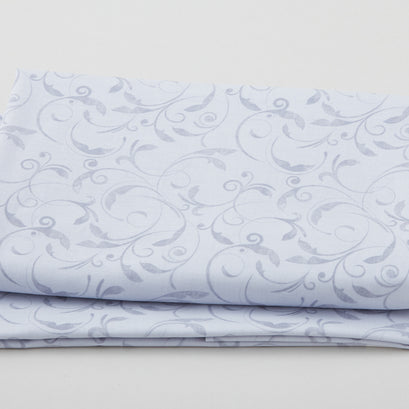 Woodland Whispers - Monotone Swirl Light Gray 2 Yard Cut