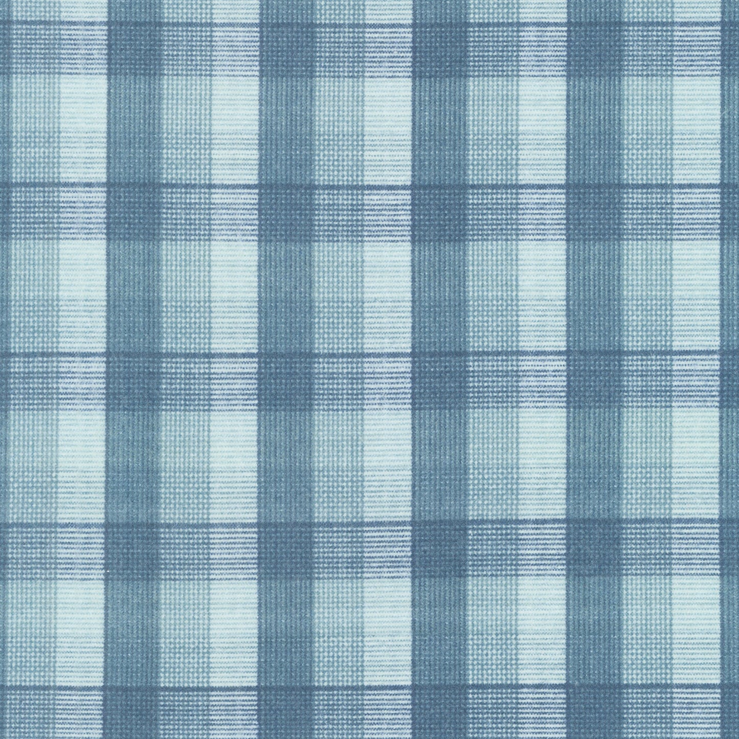 The Mountains are Calling - Window Pane Plaid Teal Yardage Primary Image