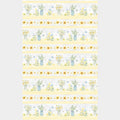 Zest For Life - Daisy and Lemon Jars Repeating Stripe Multi Yardage Alternative View #1