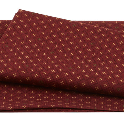 Right as Rain - Stair Stepped Boxes Cranberry 2 Yard Cut