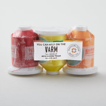 Missouri Star Warm 40 WT Polyester Thread Stash Builder 3 Pack Alternative View #1