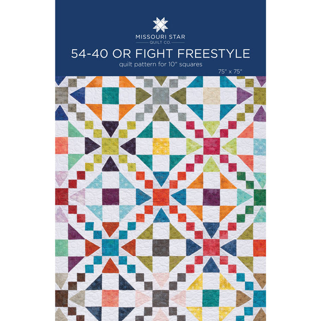 54-40 or Fight Freestyle Quilt Pattern by Missouri Star