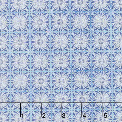 Joli Bijou - Tile Blue Jay Metallic Yardage
