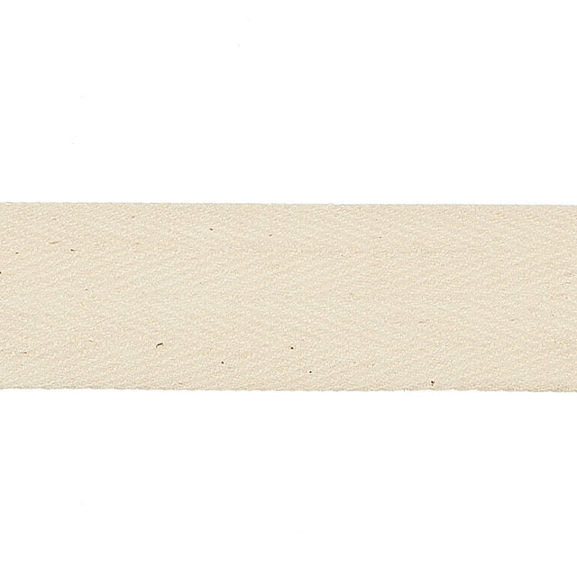 1" Cotton Twill Tape - Ivory Primary Image