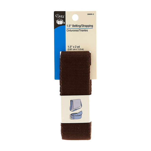 1-1/2" Polypro Purse Strapping - Brown Primary Image