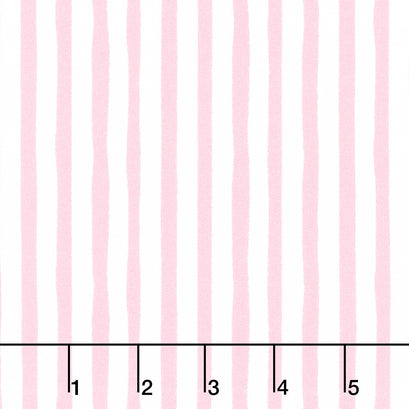 Eloise - Signature Stripe Pink and White Yardage