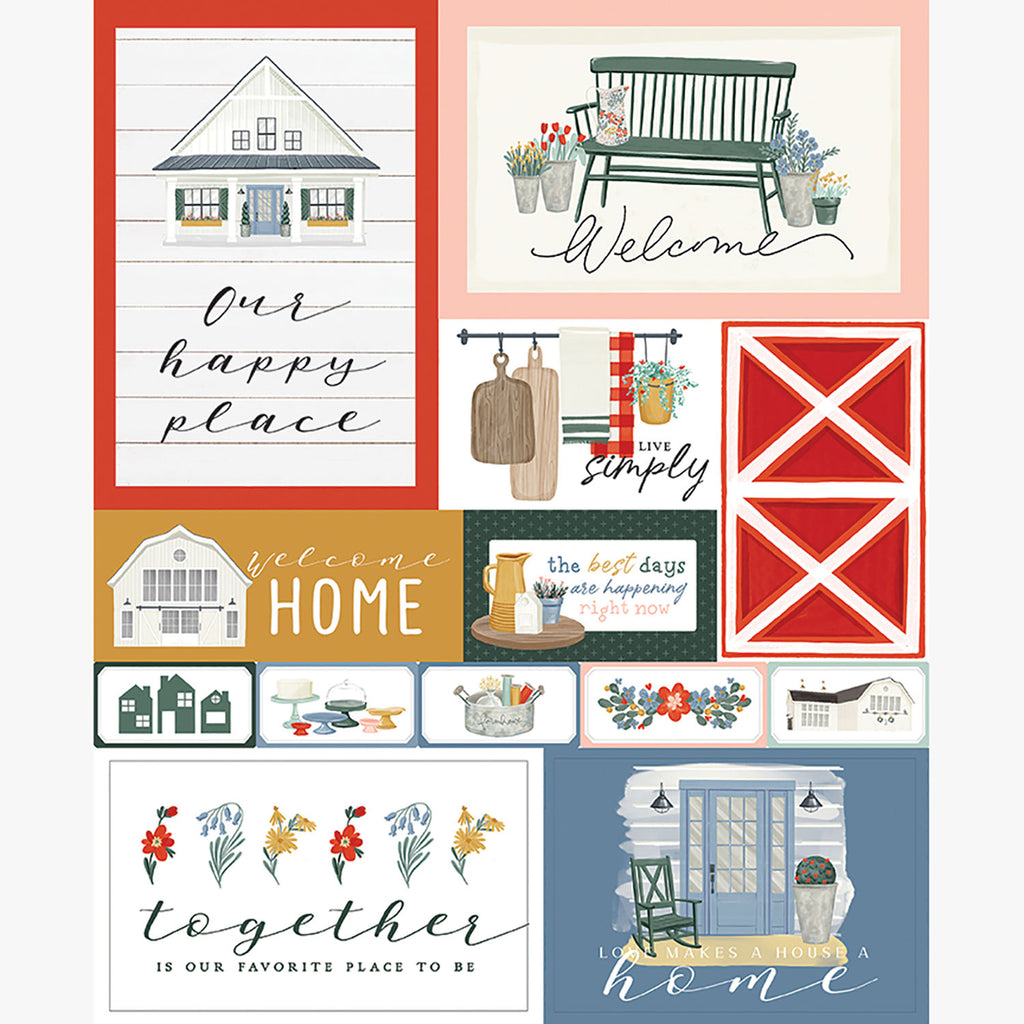Farmhouse Summer - Welcome Home Multi Panel Primary Image