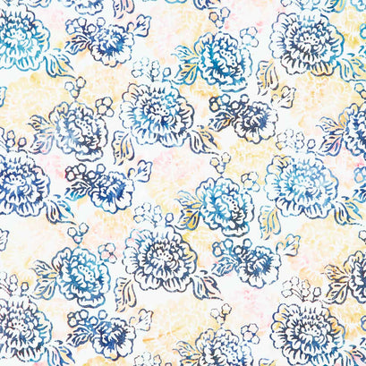 Artisan Batiks - Hermosa Floral Sunset Yardage