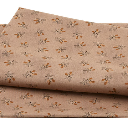 Right as Rain - Sprigged Pears Taupe 2 Yard Cut