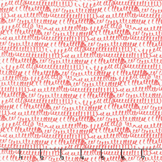 Snowkissed - Trails Red Yardage
