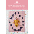 Month by Month Baby Milestones Blanket Pattern by Missouri Star