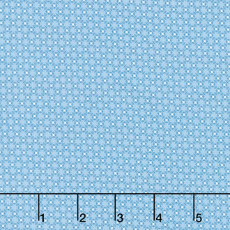 Snowfolks - Flakes Blue Yardage