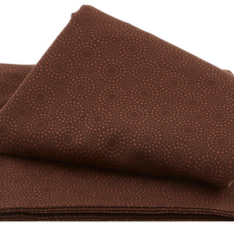 Sandalwood - Dotted Circles Dark Brown 3 Yard Cut