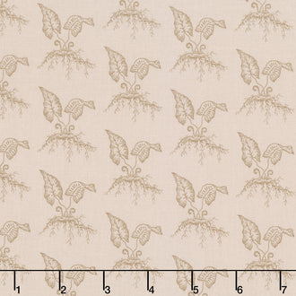Cocoa Pink - Fiddleheads Umber Yardage