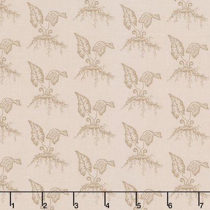 Cocoa Pink - Fiddleheads Umber Yardage