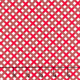 Sweet Freedom - Gingham Picnic Red Yardage