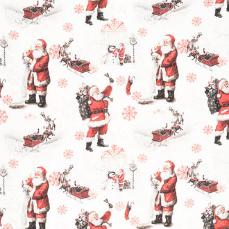 Picture a Christmas - Santa White Yardage
