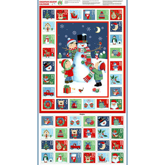 Santas Christmas - Snowman Advent Calendar Multi Panel