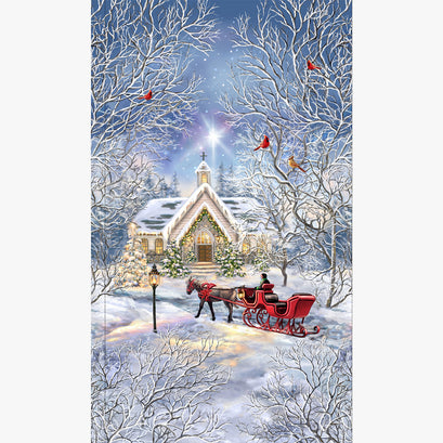 Winter Prayer - Winter Blessing Chapel Snow Panel