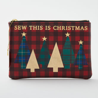 Sew This is Christmas Zipper Bag