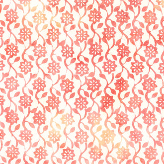Artisan Batiks - Hermosa Vines Strawberry Yardage