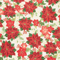 Holiday Flourish Holiday - Poinsettia Holiday Metallic Yardage Primary Image