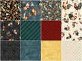 Garden Gate Roosters Fat Quarter Crystals Alternative View #2