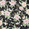 Imperial Collection - Honoka Plum Colorstory Floral Black Metallic Yardage