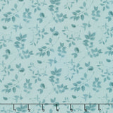 Blessed By Nature - Leaf Toss Blue Yardage Primary Image