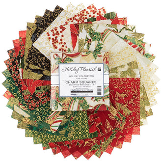 Holiday Flourish Holiday Metallic Charm Pack