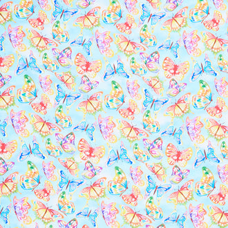Summer Breeze - Butterflies Multi Yardage