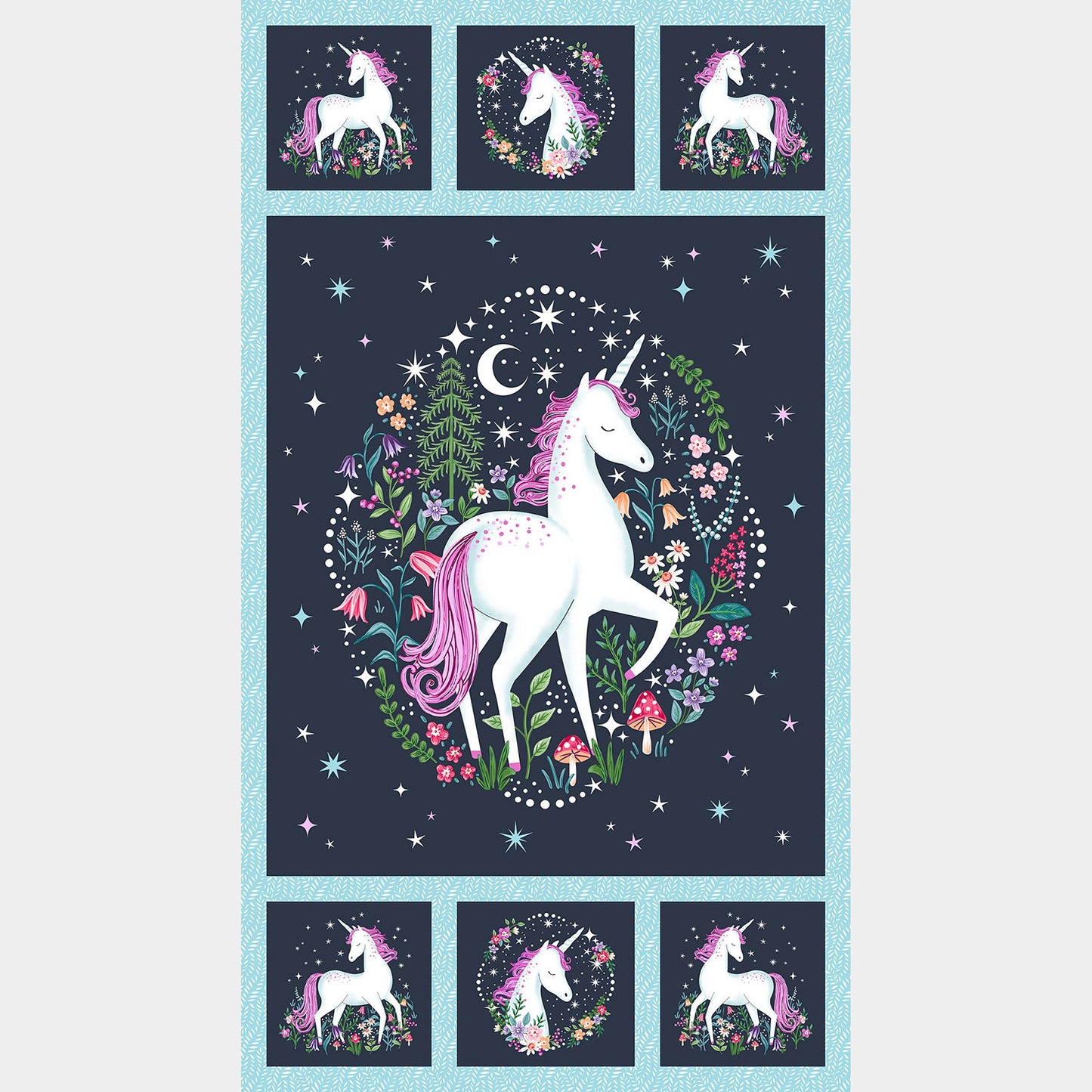 Unicorn Dreams - Unicorn Charcoal Panel Primary Image