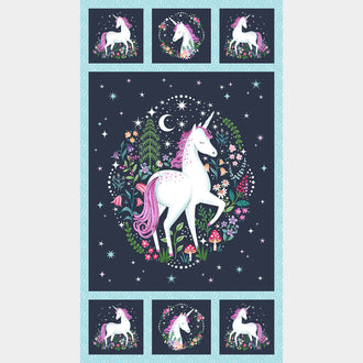 Unicorn Dreams - Unicorn Charcoal Panel