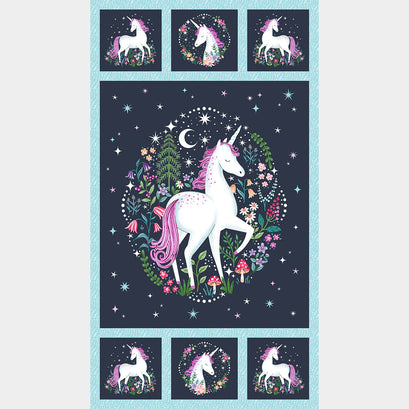 Unicorn Dreams - Unicorn Charcoal Panel