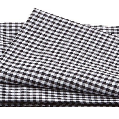 Farm Friends - Gingham Plaid Black Dirt 2 Yard Cut